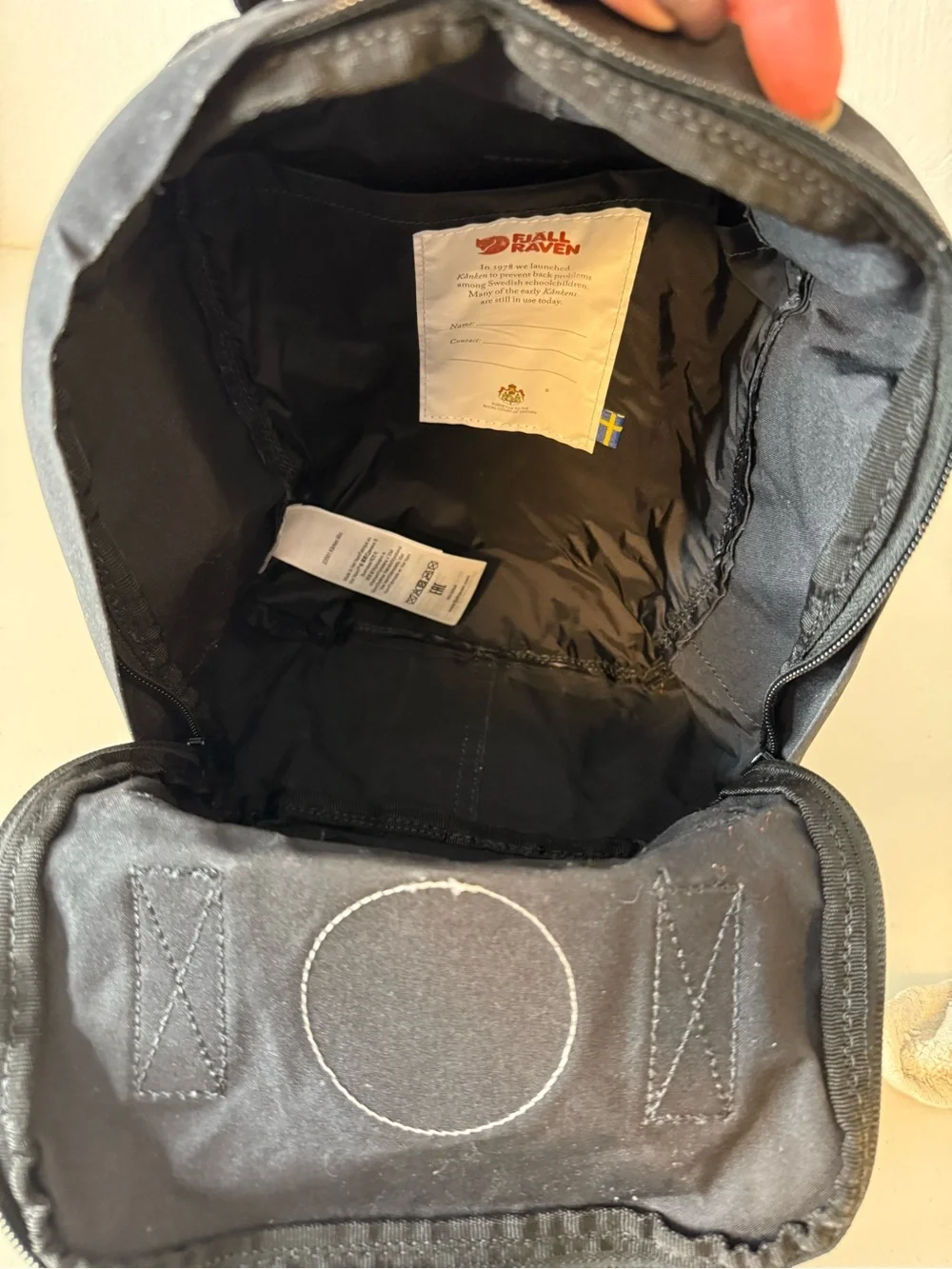 Fjällräven Kånken Mini Backpack Black Classic Travel School Bag